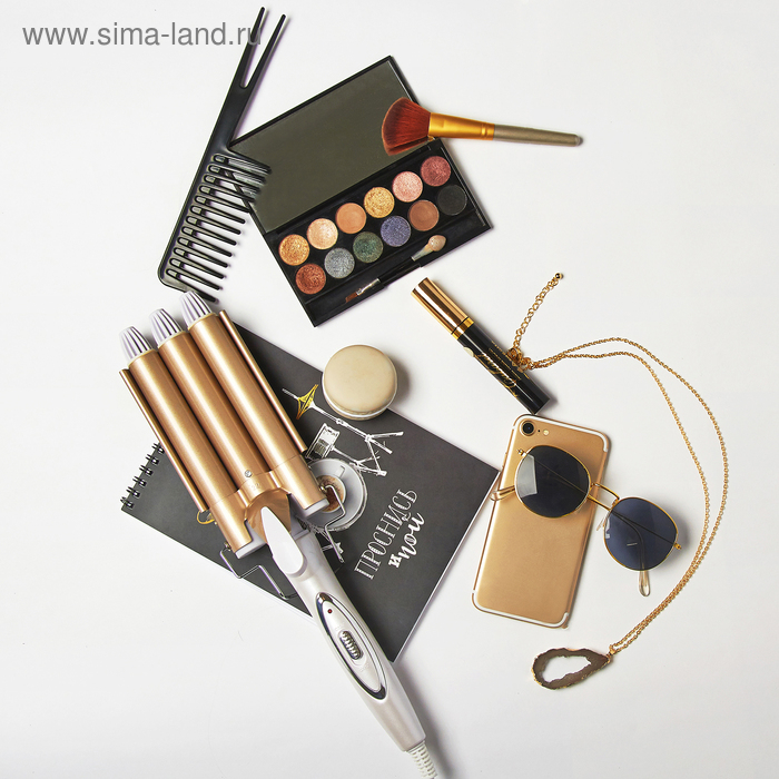 Плойка Luazon LW-09, 35 Вт, керамическое покрытие, d=25 мм, 220°С, белая Плойка Luazon LW-09, 35 Вт, керамическое покрытие, d=25 мм, 220°С, белая