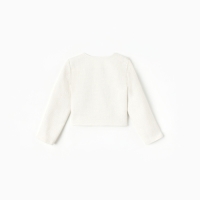 Жакет для девочки, MINAKU :Party Dress, цвет белый, рост 128 см Жакет для девочки, MINAKU :Party Dress, цвет белый, рост 128 см