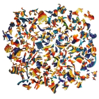 Пазл деревянный фигурный «Царский тигр», 168 элементов Пазл деревянный фигурный «Царский тигр», 168 элементов