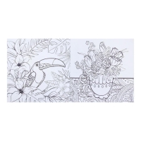 Раскраска - антистресс, альбом &laquo;Цветочное наслаждение&raquo; 20 стр.
