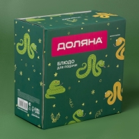 Блюдо для подачи "Милые змейки" 20,5х20,5х10 см