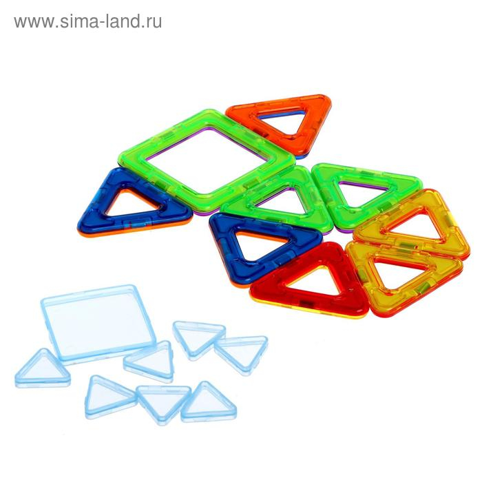 Конструктор магнитный &laquo;Геометрические фигуры&raquo;, 18 деталей