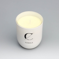 Свеча ароматическая "Home Fragrance", ирис и сладости, белая, 7х8 см Свеча ароматическая "Home Fragrance", ирис и сладости, белая, 7х8 см