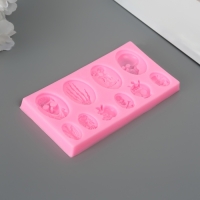 Молд силикон "Скелеты и черепа" 10 предметов 7,2х13,6 см Молд силикон "Скелеты и черепа" 10 предметов 7,2х13,6 см