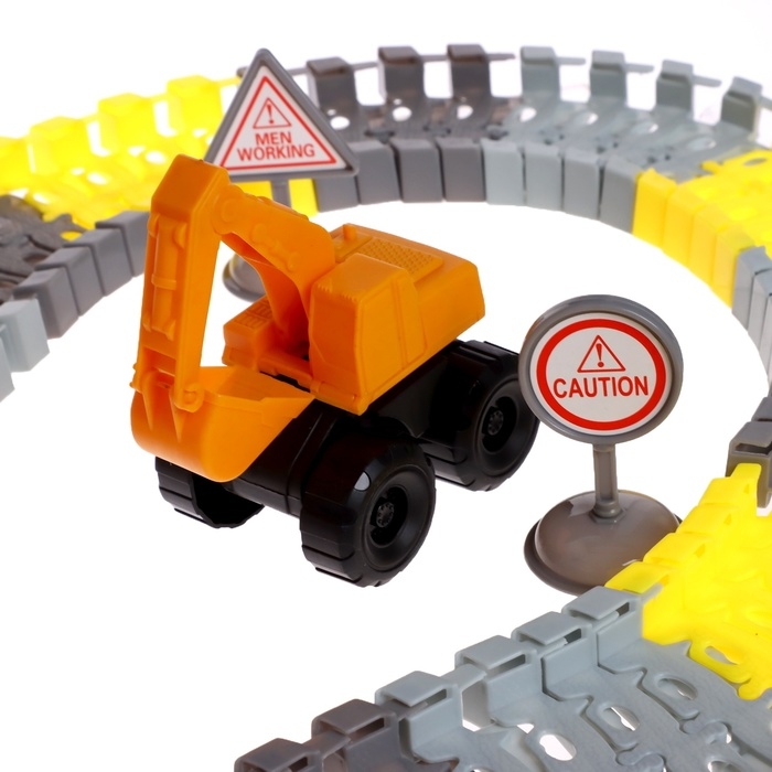 Автотрек «Стройка», гибкий, 115 деталей Автотрек «Стройка», гибкий, 115 деталей