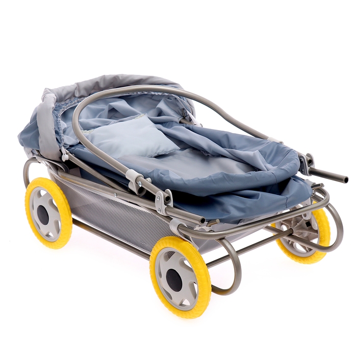 Коляска кукольная №6, серый Коляска кукольная №6, серый