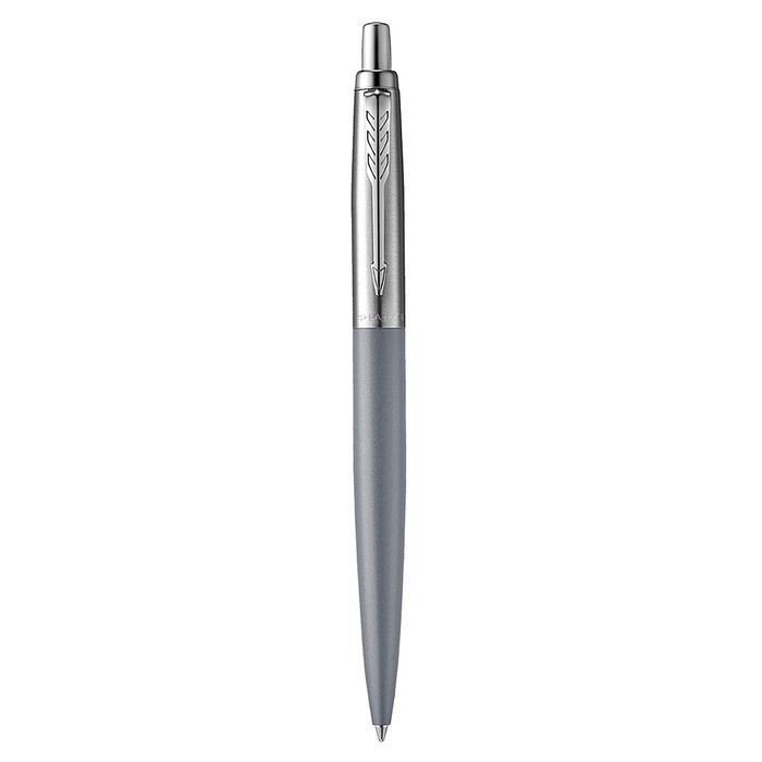 Ручка шариковая Parker Jotter XL K69 Matte Grey CT M, корпус из нержавеющей стали, синие чернила Ручка шариковая Parker Jotter XL K69 Matte Grey CT M, корпус из нержавеющей стали, синие чернила