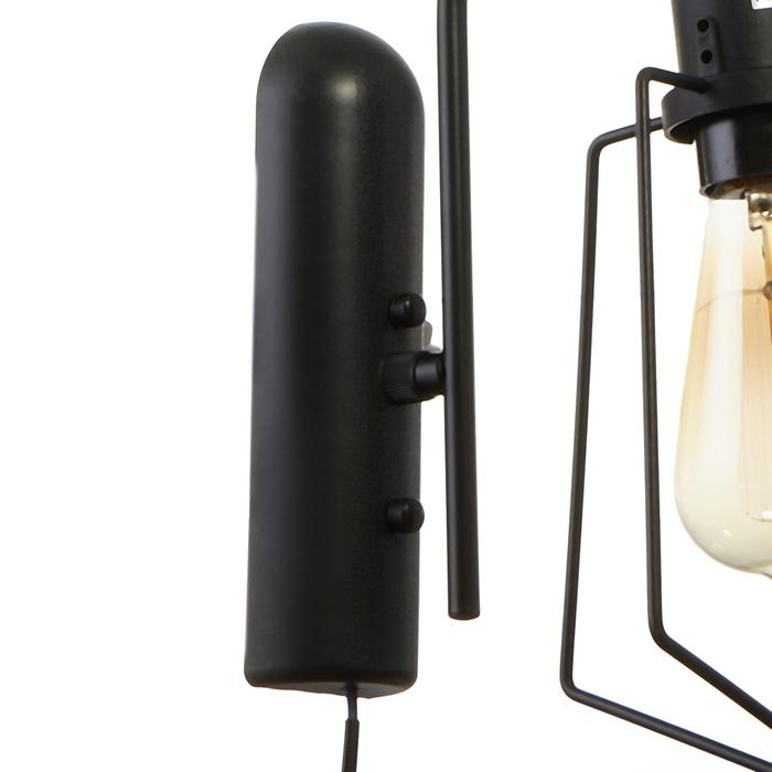 Бра Бра "Компакт" 1x40Вт E27 черный 28х18х33 см.