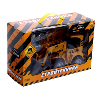 Погрузчик радиоуправляемый «Строитель», подвижный ковш, работает от аккумулятора Погрузчик радиоуправляемый «Строитель», подвижный ковш, работает от аккумулятора