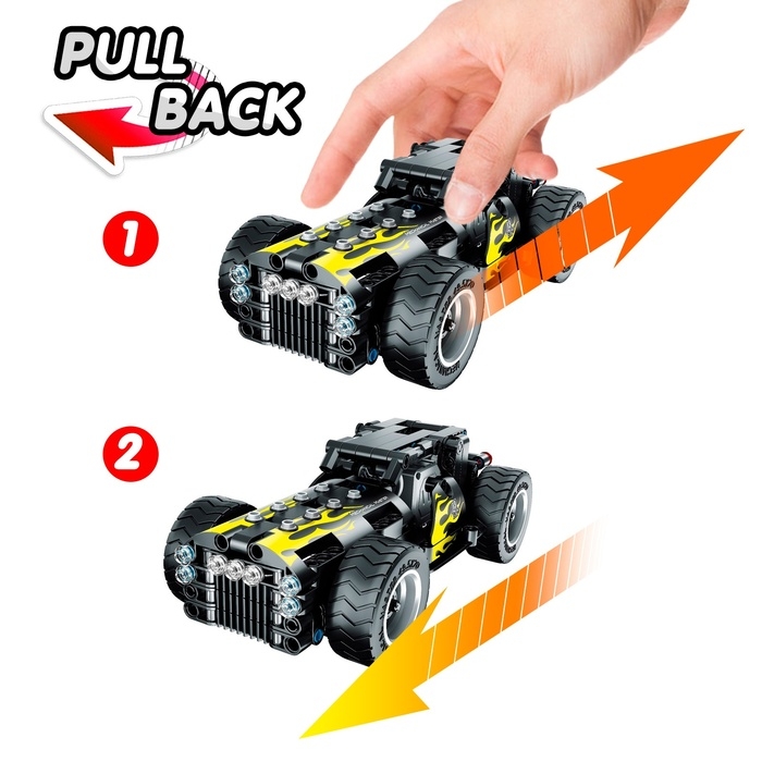 Конструктор инерционный &laquo;Мускул кар&raquo;, 177 деталей