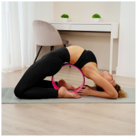 Йога-колесо «Лотос», 33×13 см, цвет розовый Йога-колесо «Лотос», 33×13 см, цвет розовый