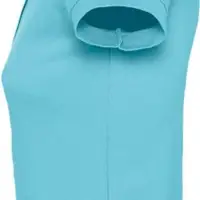 Рубашка поло женская Passion 170 бирюзовая, размер XXL Рубашка поло женская Passion 170 бирюзовая, размер XXL