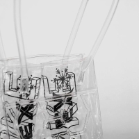 Пакет подарочный из пластика под бутылку, упаковка, &laquo;Cold heart&raquo;, 11 х 36 х 11 см