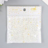 Бусины для творчества пластик "Мыльный пузырь" набор 20 гр  6/0 0,6х0,6х0,6 см