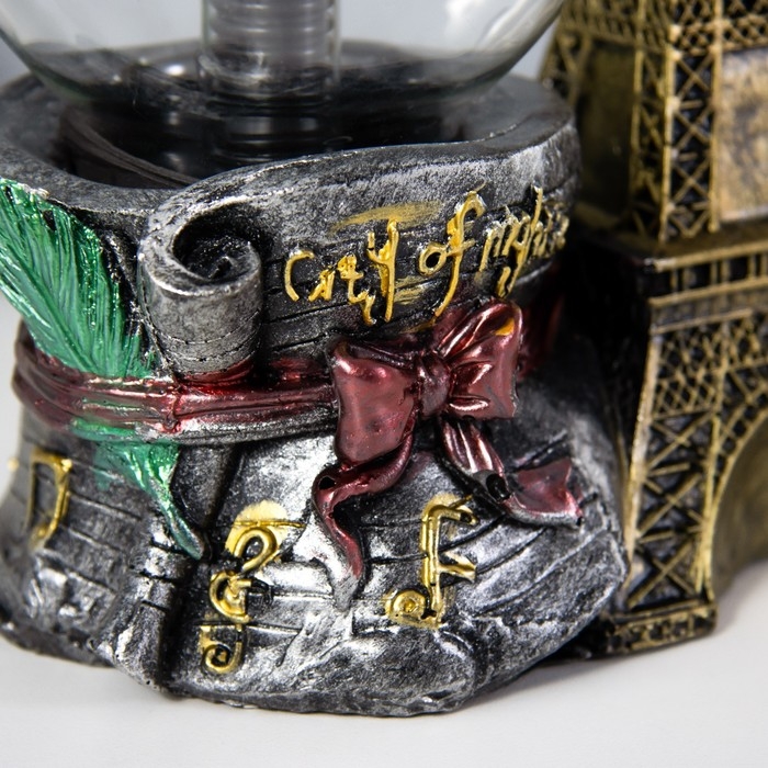 Плазменный шар Плазменный шар "Париж" золото 15х10х24 см RISALUX