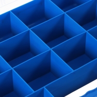 Коробка для рыболовных мелочей К-07, пластмасса, 26.5 х 19.5 х 5 см, синяя Коробка для рыболовных мелочей К-07, пластмасса, 26.5 х 19.5 х 5 см, синяя