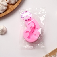 Молд Доляна &laquo;Рыбка&raquo;, силикон, 7,2&times;4,7&times;2,3 см, цвет розовый