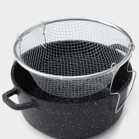 Фритюрница Доляна, d=22 см, цвет серебристый Фритюрница Доляна, d=22 см, цвет серебристый