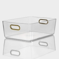 Контейнер для хранения &laquo;Нежность&raquo;, 29&times;20&times;10 см, цвет прозрачный