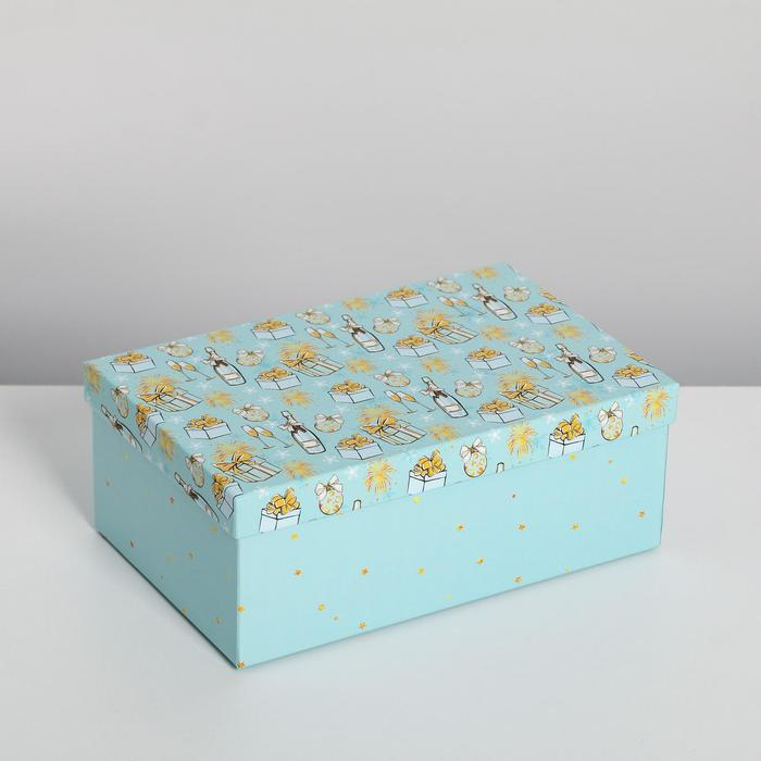 Набор подарочных коробок 10 в 1 &laquo;Стильный&raquo;, 12 х 7 х 4 - 32.5 х 20 х 12.5 см, Новый год