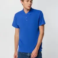 Рубашка поло мужская Spring 210 ярко-синяя, размер 5XL