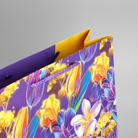 Пакет подарочный ламинированный, упаковка, &laquo;Расцветай&raquo;, M 24 х 29 х 9 см