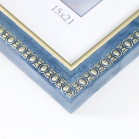 Фоторамка пластик "Камея" 15х21 см, бирюза Фоторамка пластик "Камея" 15х21 см, бирюза