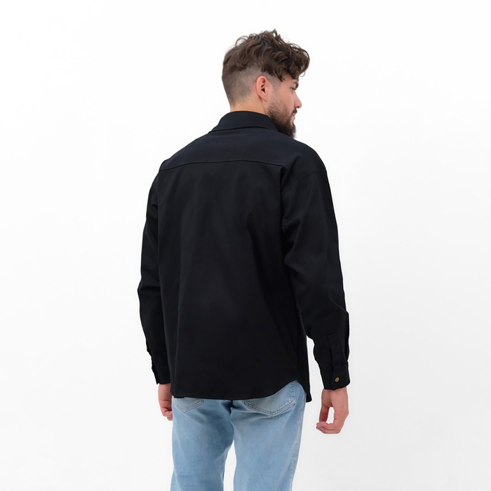 Рубашка мужская MIST oversize размер 52, черный Рубашка мужская MIST oversize размер 52, черный