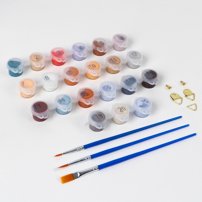 Картина по номерам в тубусе &laquo;Котята&raquo;, 30 х 40 см