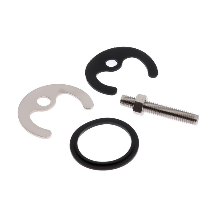 Смеситель для кухни Смеситель для кухни "ЦС-СМ СМ511711", двухвентильный, гибкий излив, латунь, серый