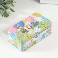 Шкатулка металл "Пасхальный кролик" МИКС 12х7х4 см Шкатулка металл "Пасхальный кролик" МИКС 12х7х4 см