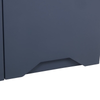 Шкаф навесной 600 Хельга, 600х300х720, Белый/Маренго софт МДФ