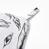 Прихватка Доляна Plant leaves 19х19 см, 100% хл, 250 г/м2 Прихватка Доляна Plant leaves 19х19 см, 100% хл, 250 г/м2