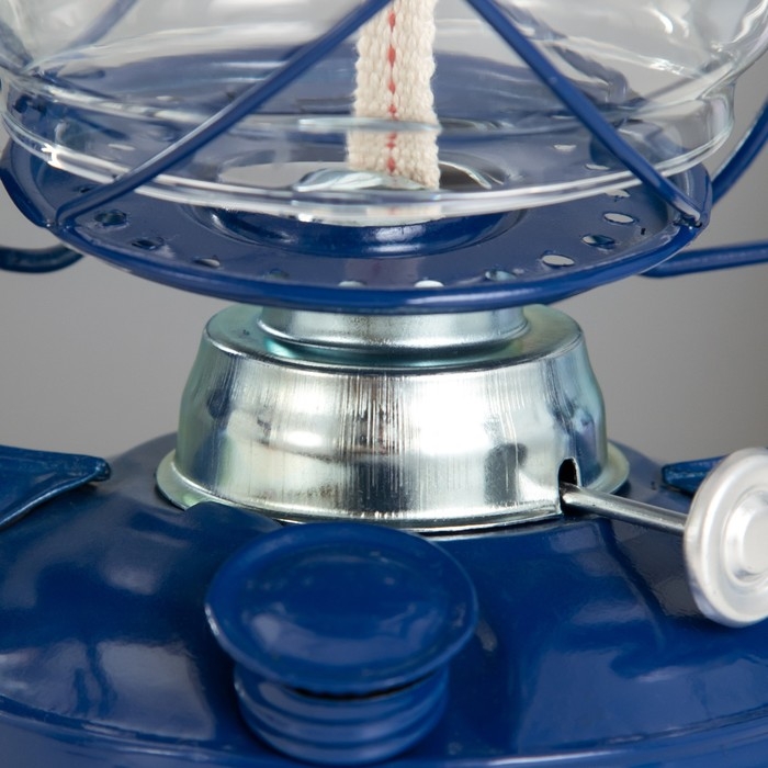 Керосиновая лампа декоративная синий 14х18х27,5 см RISALUX Керосиновая лампа декоративная синий 14х18х27,5 см RISALUX