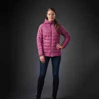 Куртка компактная женская Stavanger темно-синяя с серым, размер XS