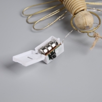 Светодиодная фигура подвесная &laquo;Ангел&raquo; 14х11х5 см см, 10 LED, батарейки АG13 (в комплекте), свечение теплое белое