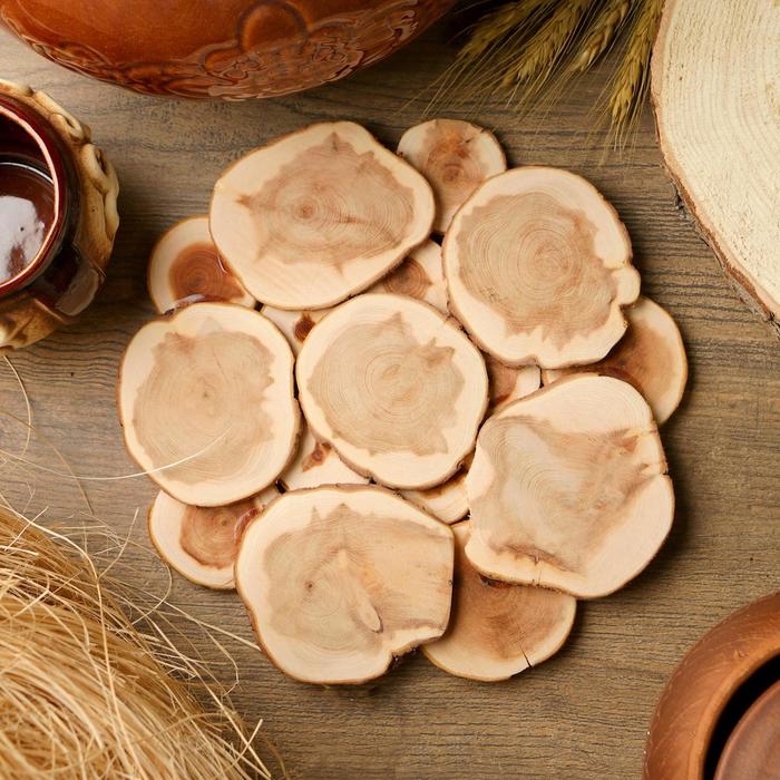 Подставка под горячее «Классика», D=20 см, можжевельник Подставка под горячее «Классика», D=20 см, можжевельник