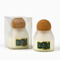 Свеча новогодняя, аромат манящая ваниль , 9 х 6,5 см Свеча новогодняя, аромат манящая ваниль , 9 х 6,5 см