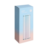 Внешний аккумулятор Y213, 5000 мАч, USB, Type-C, 2 А, сине-розовый