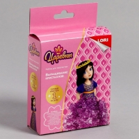 Выращивание кристаллов. Царевны &laquo;Царевна Соня&raquo; фиолетовый кристалл