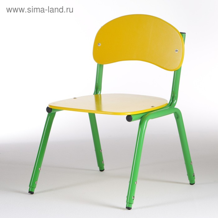 Стул детский штабелируемый Сема гр.1-3, Желтый/Зеленый Стул детский штабелируемый Сема гр.1-3, Желтый/Зеленый