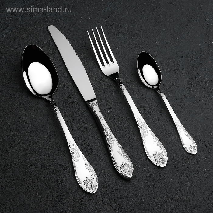 Набор столовых приборов &laquo;Императорский&raquo;, 24 предмета, декоративная коробка