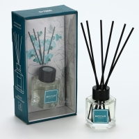 Диффузор ароматический палочки, ароматизатор для дома 50 мл. &laquo;Аромадиффузор: Расцветай от счастья&raquo;, аромат орхидея, 10,2 х 19,6 х 5,2 см.