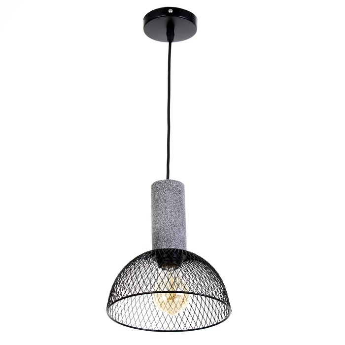 Светильник BayerLux Светильник BayerLux "Кортни Е27 40Вт черный 19х19х23-123см