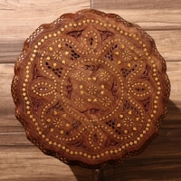 Столик кофейный 38х38х38 см, дерево шишам Столик кофейный 38х38х38 см, дерево шишам