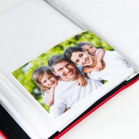 Фотоальбом на 200 фото 10х15 см "Классика. Голубой" кожзам 22,5х19х5 см