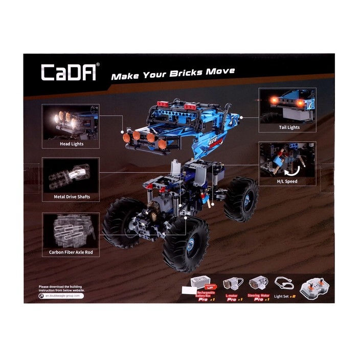 Конструктор радиоуправляемый «Монстртрак», 699 деталей Конструктор радиоуправляемый «Монстртрак», 699 деталей