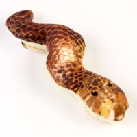 Магнит новогодний мягкий &laquo;Змея&raquo;, золотая