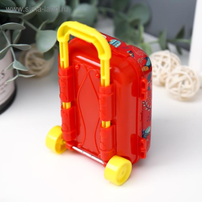 Шкатулка металл чемодан Шкатулка металл чемодан "Котик на полянке" 10х7х5 см