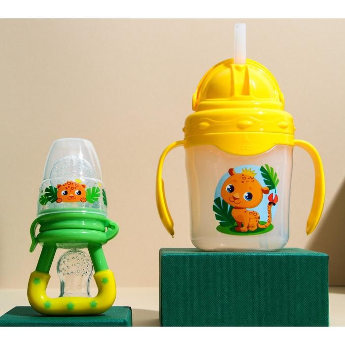 Ниблер для прикорма «ТРЕНД. Леопард» в наборе с силиконовыми сеточками 2шт Ниблер для прикорма «ТРЕНД. Леопард» в наборе с силиконовыми сеточками 2шт